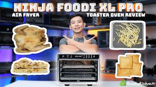 Ninja Foodi XL Pro DT201 Air Convection Air Fryer Toaster Oven Review by #healthykitchen101