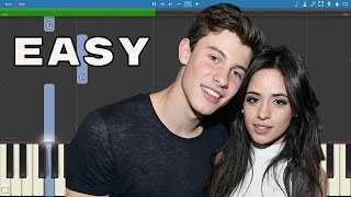 How to play I Know What You Did Last Summer - EASY Piano Tutorial - Shawn Mendes & Camila Cabello