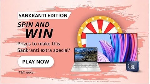 Amazon Sankranti Edition Quiz Answers Today | Amazon Daily Quiz Answers | Amazon New Quiz Answers