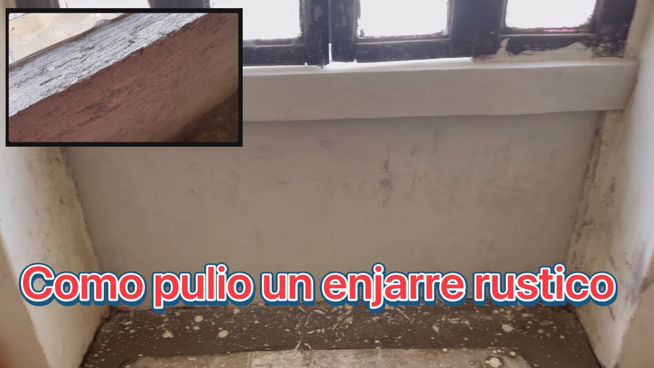 Cómo pulir un enjarre rústico de forma fácil y rápida 