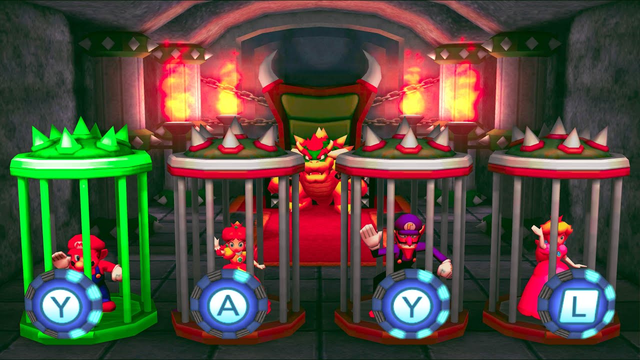 【マリオパーティ100 ミニゲームコレクション】マリオVsデイジーVsワルイージVsピーチ