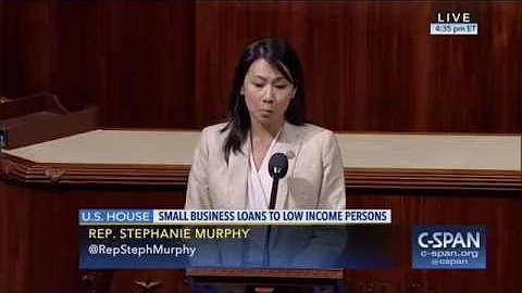 Rep. Murphy Speaks on Her Microloan Bill Prior to Passage by U.S. House