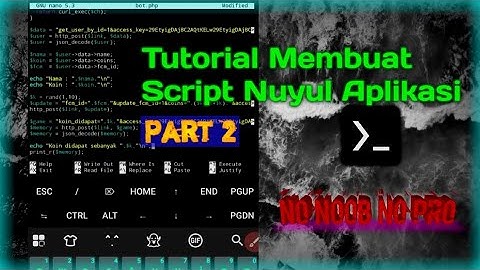 Cara Membuat Script Nuyul Aplikasi dengan PHP  [ Part 2 ]