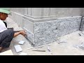 Techniques Installation Natural Stone On Concrete Wall