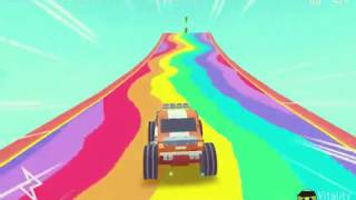 3D Monster Truck SkyRoads Game Walkthrough screenshot 2