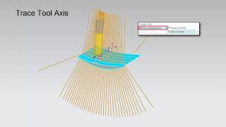 NX CAM Trace Tool Axis