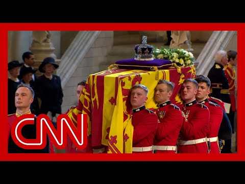 Thousands watch as Queen Elizabeth II's coffin travels to Westminster Hall