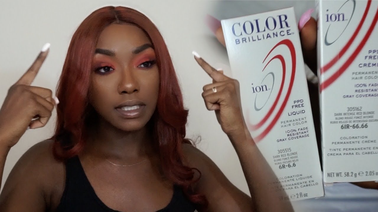 Watch Me Color My Hair Dark Red Blonde