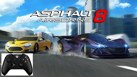 Playing Asphalt 8 with Xbox one Controller