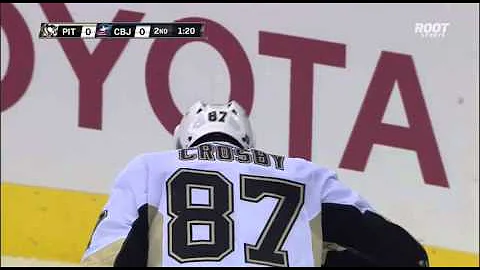 Brandon Dubinsky cross check on Sidney Crosby 11/2...