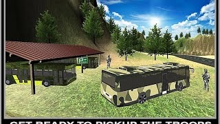 Drive Army Bus Check Post Android Gameplay HD screenshot 1