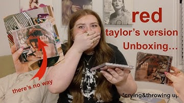 SIGNED RED TAYLORS VERSION UNBOXING!