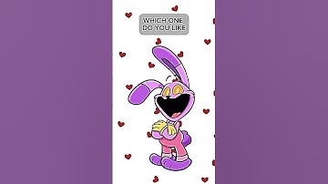 DIGITAL CIRCUS X POPPY PLAYTIME😍SWAP ANIMATION😎🤩WHICH ONE DO YOU LIKE?😘#pomni #catnap #jax #ragatha