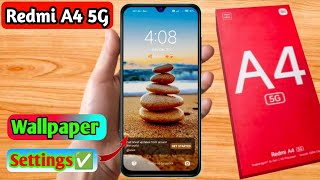 how to change lock screen wallpaper in redmi a4 5g, redmi a4 5g change wallpaper screenshot 4