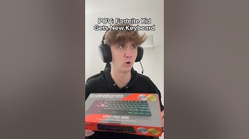 Fortnite Kid Gets A New Keyboard…