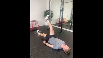 SL Hamstring Bridge Eccentric Slide