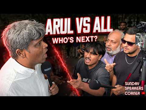 Muslims Surrounded Arul to Defend the Qur’an… Then Left One by One! | Speakers’ Corner