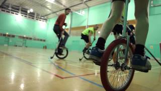 The Amazing Sport of Unicycle Hockey