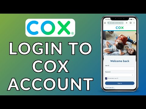 Cox Com Sign In Page