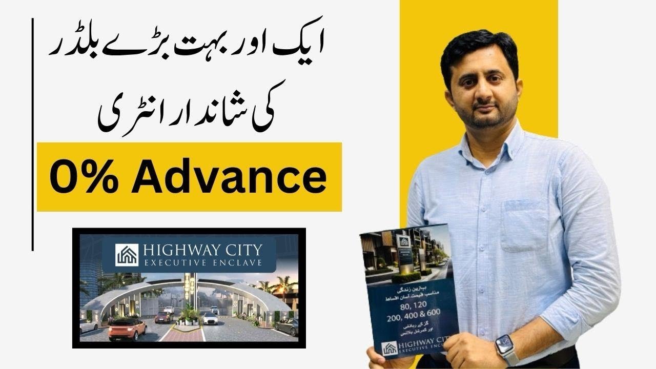 M9 Motorway New Pre Launch Project | Highway City Executive Enclave | 0% Advance | Raees Marketing