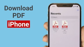 How to Download PDF File in iPhone | Save PDF File