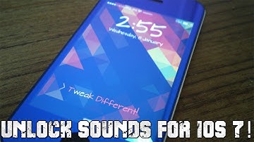 iOS 7.0.4 Cydia Tweaks - How To Get The Traditional Unlock Sound Back In iOS 7!