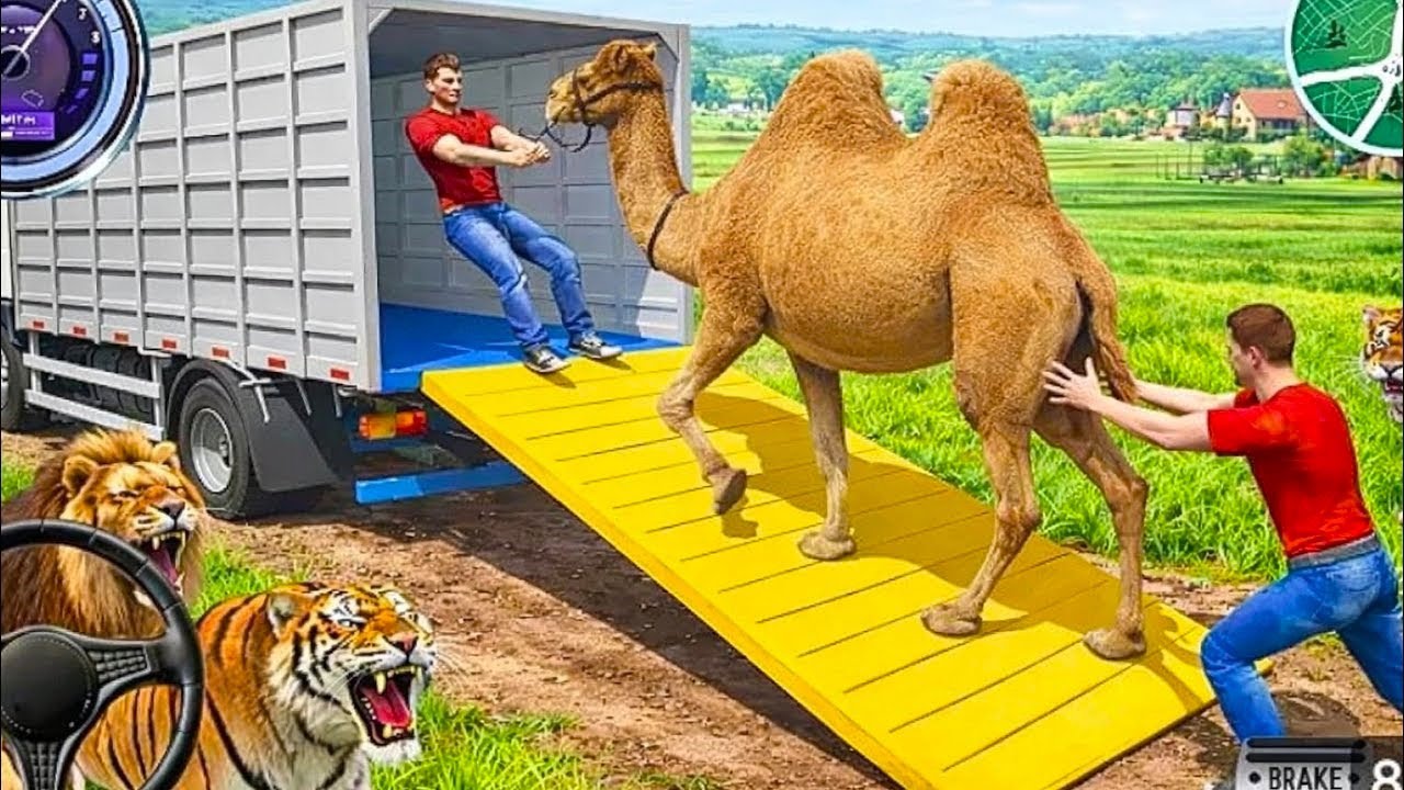 Animal Cargo Truck Driving Game 3D - Animal Transport Cargo Truck 2026. Android Gameplay.