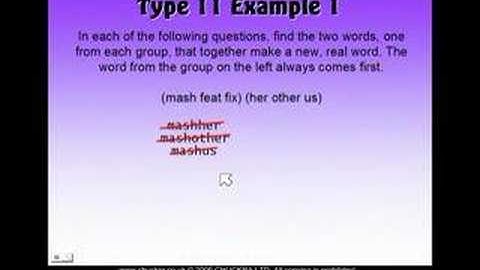 11 Plus Verbal Reasoning Type 11