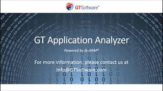 GT Software- Application Analyzer: A Brief Demo screenshot 1