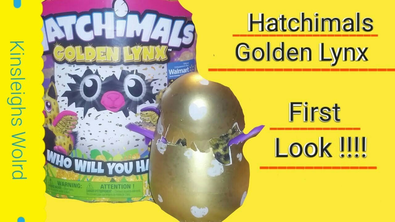 hatchimals golden lynx egg