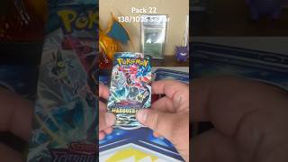 Day 22 Ripping a Pack for my Pokedex Binder Challenge #shorts
