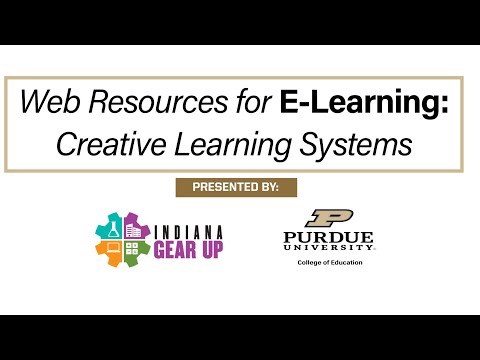 Web Resources for E-Learning: Creative Learning Systems