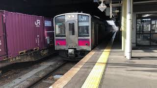 701系0番台秋ｱｷN12編成奥羽本線普通秋田行き1660M弘前発車