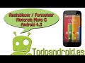 Resetear a modo fábrica el Motorola G - hard reset
