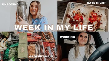 WEEK IN MY LIFE | huge trader joe’s haul, working out, date night with my husband, & more!