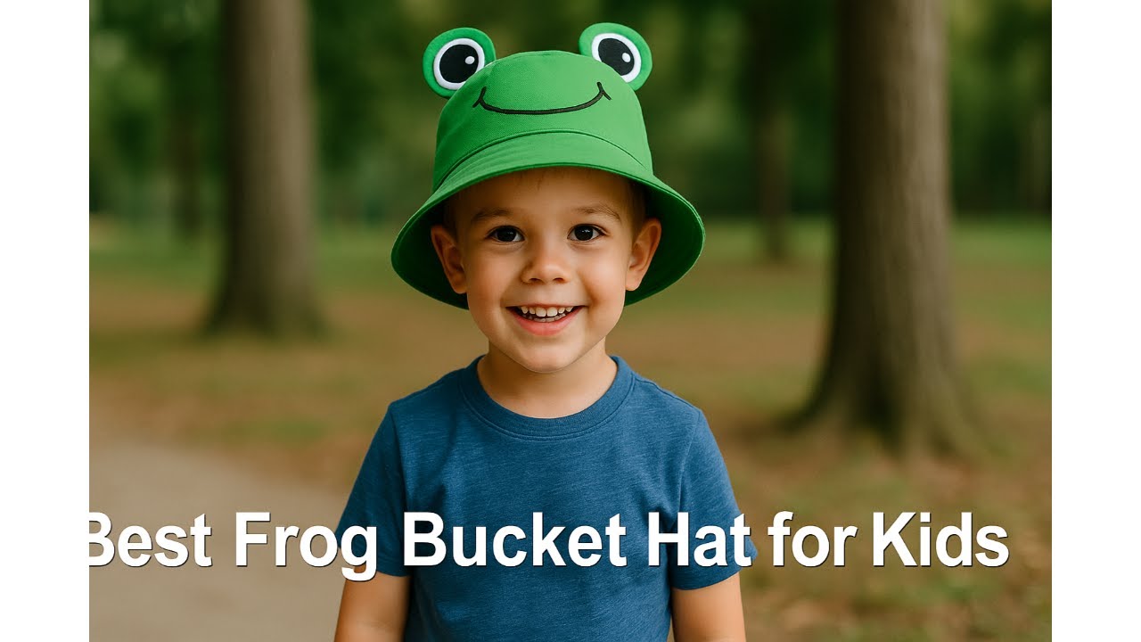 🐸 Best Frog Bucket Hat for Kids | SAOROPEB Frog Bucket Hat - Cotton Funny Fisherman Hat 🎩