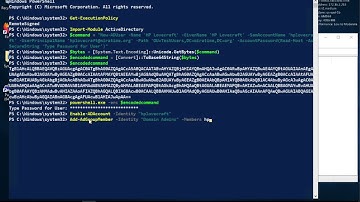 powershell encoded DA addition
