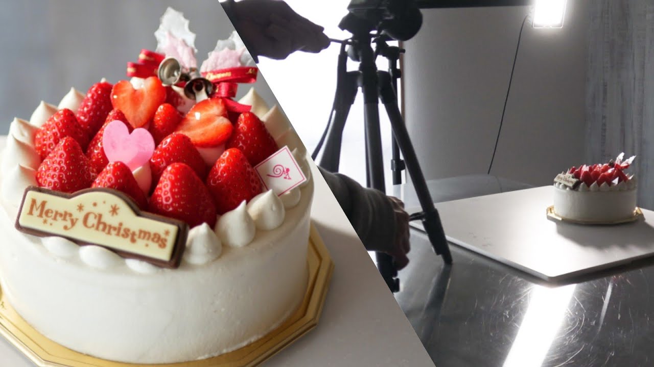 苺たっぷりデコレーションケーキの作り方 ケーキ屋さんのクリスマスケーキ写真撮影風景 ビルソンローラーズ Youtube