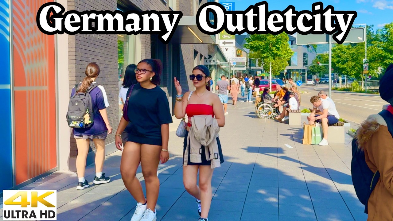 The biggest Outlet city in Europe 4k 2024/Outlet city Metzingen Germany