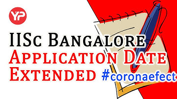 IISc Bangalore Form Filling Date Extended | HURRY UP !!!!! | POST GATE COUNSELLING