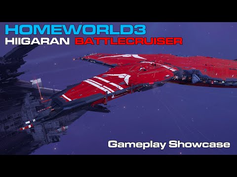 Homeworld 3丨Hiigaran Battlecruiser Gameplay Showcase