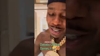 Dababy Official Dairies..!!! 👀😍 #dababy #youtubeshorts #hiphopartist