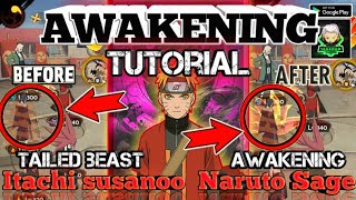 TUTORIAL HOW TO AWAKENING 14 STAR AND USE TAILED BEAST NINJA GLORY | LAST NINJA IDLE ADVENTURE screenshot 3