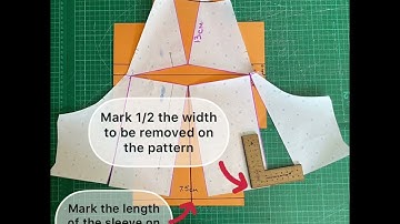 Raglan sleeve broad shoulder adjustment