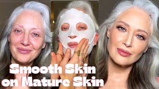 How to get flawless hydrated smooth skin on mature skin | Smooth Flawless Makeup on Mother of bride