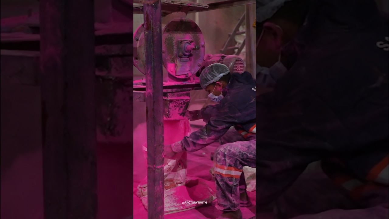 Factory me gulal kaise banta hai || Gulal factory process 