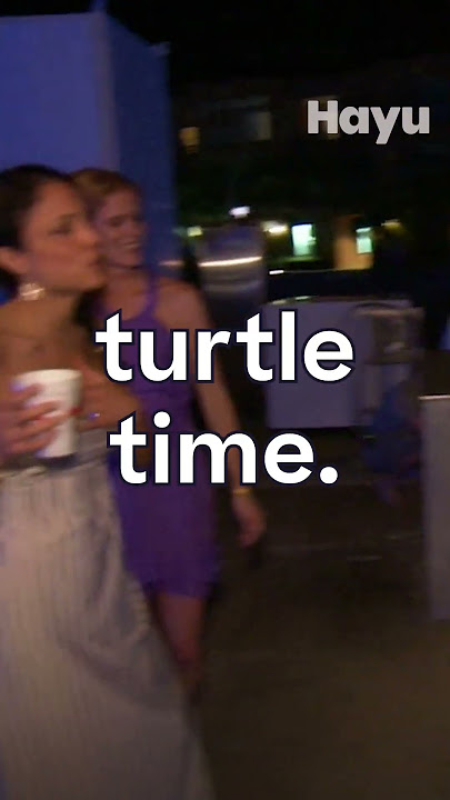 Reminder to allow for at least 15 minutes of turtle time this weekend! #RHONY