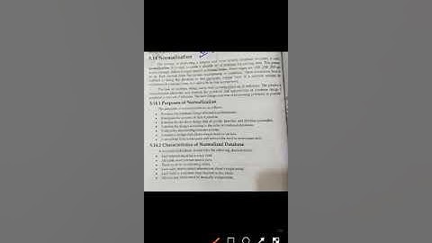 BA/BSC Part 2 topic Normalization
