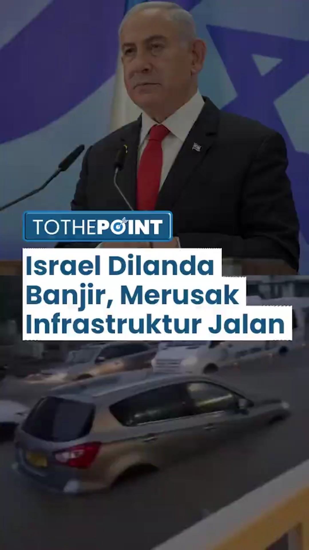 Wilayah Israel Dilanda Cuaca Buruk! Angin Kencang dan Banjir Bandang Merusak Infrastruktur Jalanan
