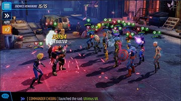 Dark Dimension 3, Cosmic Node 1 Day 1-2 - Marvel Strike Force - MSF